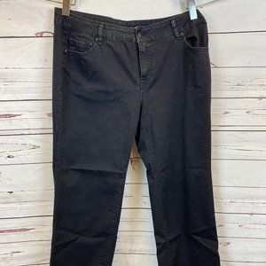 Avenue Denim 16P Petite Bootcut Black Jeans Pants